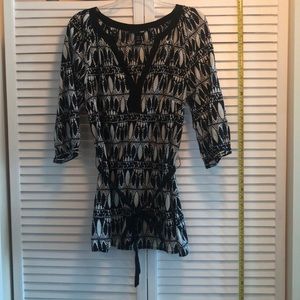 Black and Tan tunic
